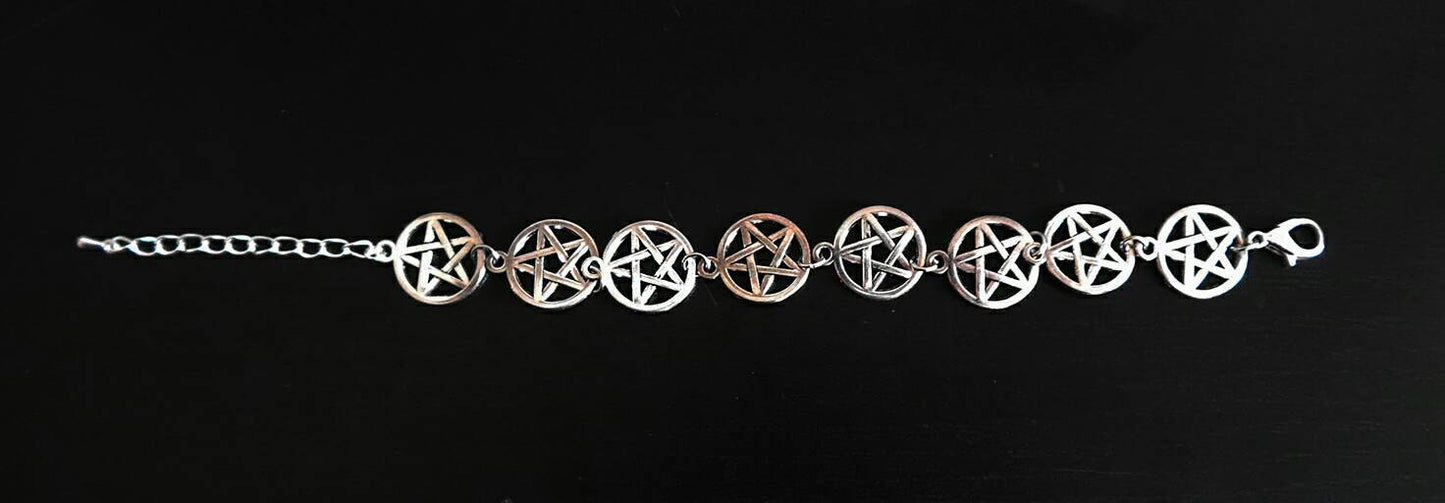 Pentagramm Armband goth gothic