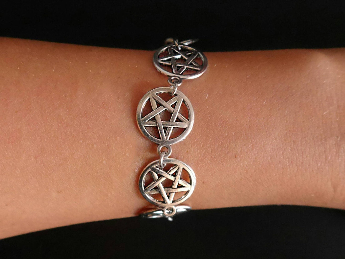 Pentagramm Armband goth gothic