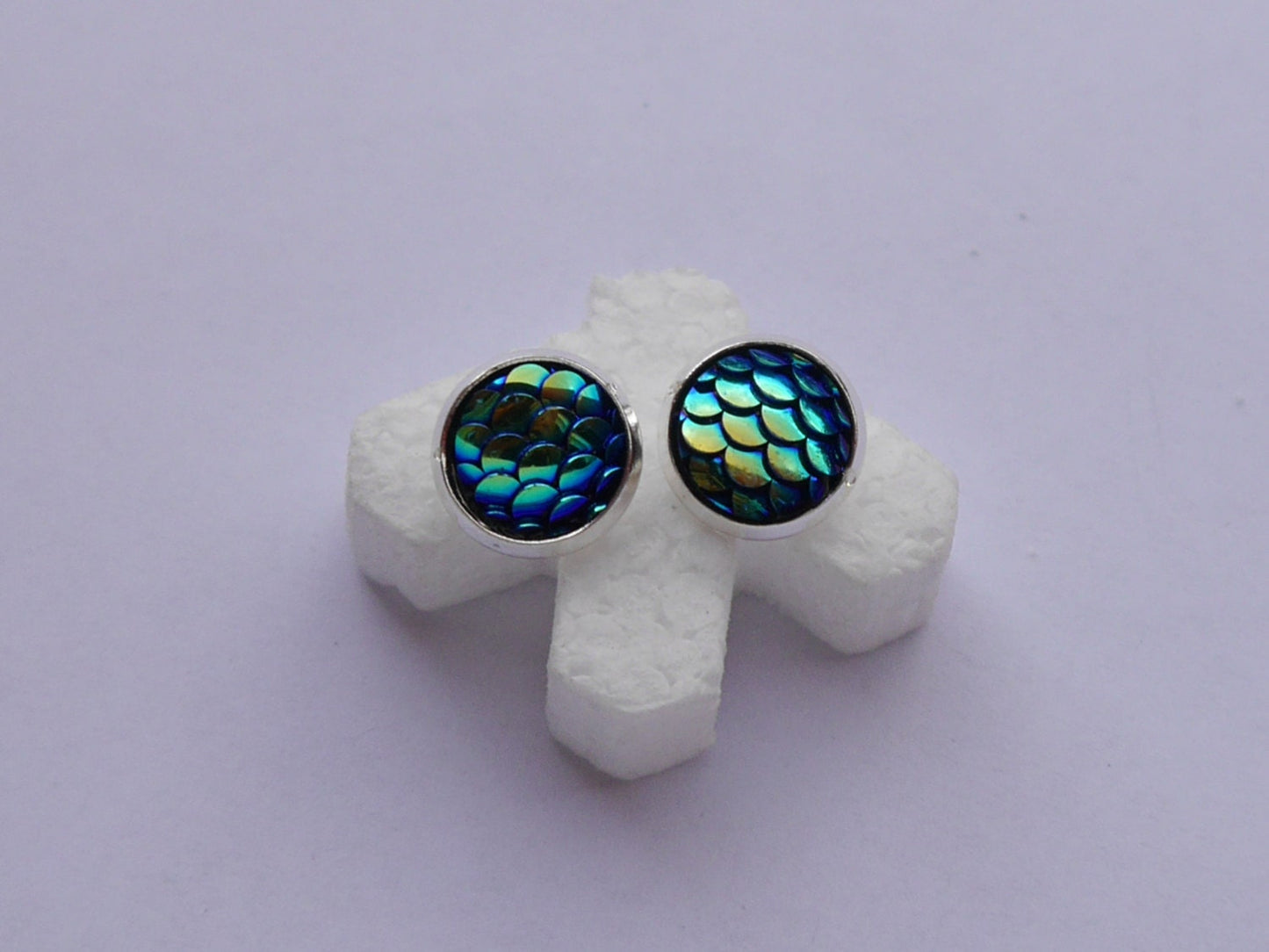 Earcuff Ohrringe Earring Mairmaid DRAGON Scale Earrings