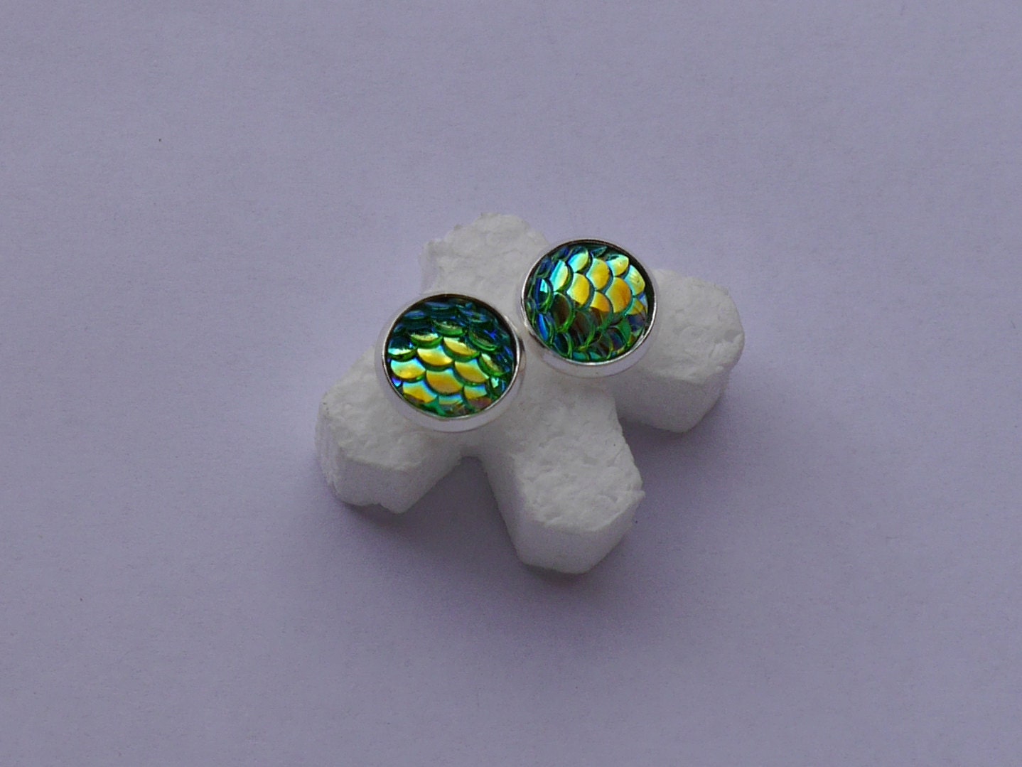 Earcuff Ohrringe Earring Mairmaid DRAGON Scale Earrings