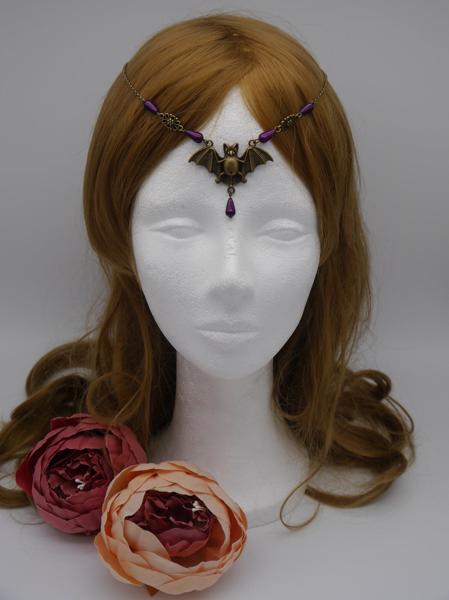 Fledermaus Tiara ~ Kette ~ Mittelalter Kopfschmuck ~ gothic Bat