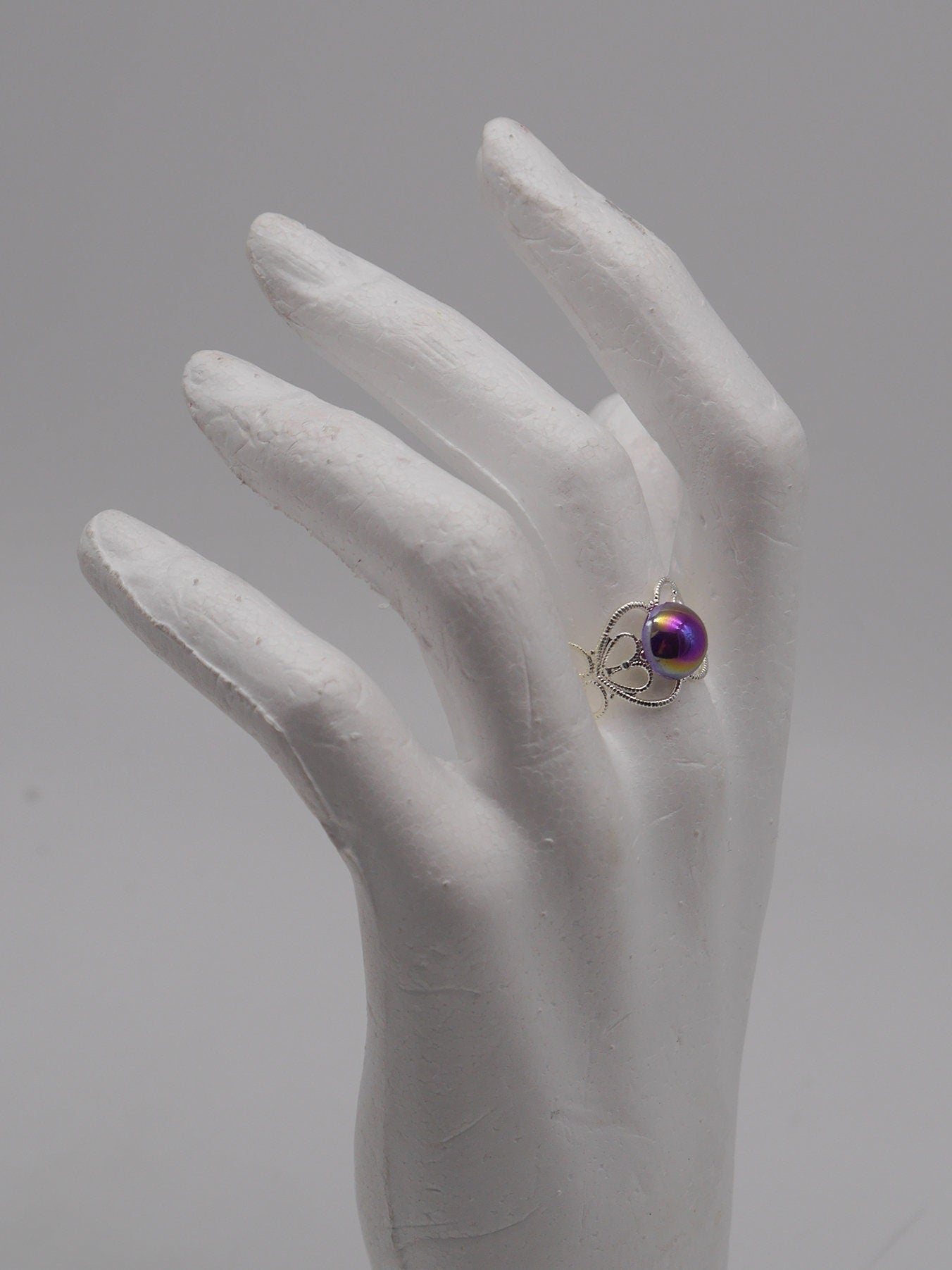 Moon Child Ring ~ Elfe ~ Elb ~ Fantasy ~ Meerjungfrau ~ verstellbar ~ Vintage style ~ Filigree silver ~ Handmade rings ~ Adjustable