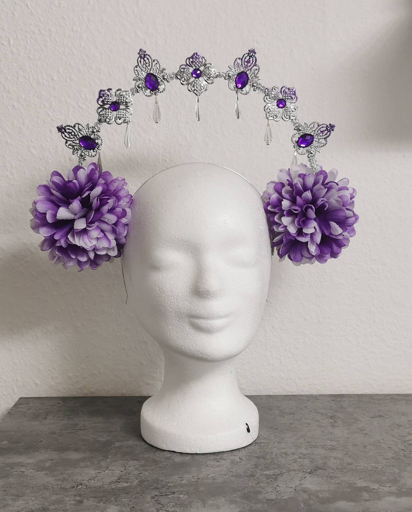 purple elves halo ~ Royal ~ Metal gloriole ~ nimbus ~ crown ~ Krone ~ Kranz ~ Heiligenschein ~ Headdress ~ Fee ~ Elfe