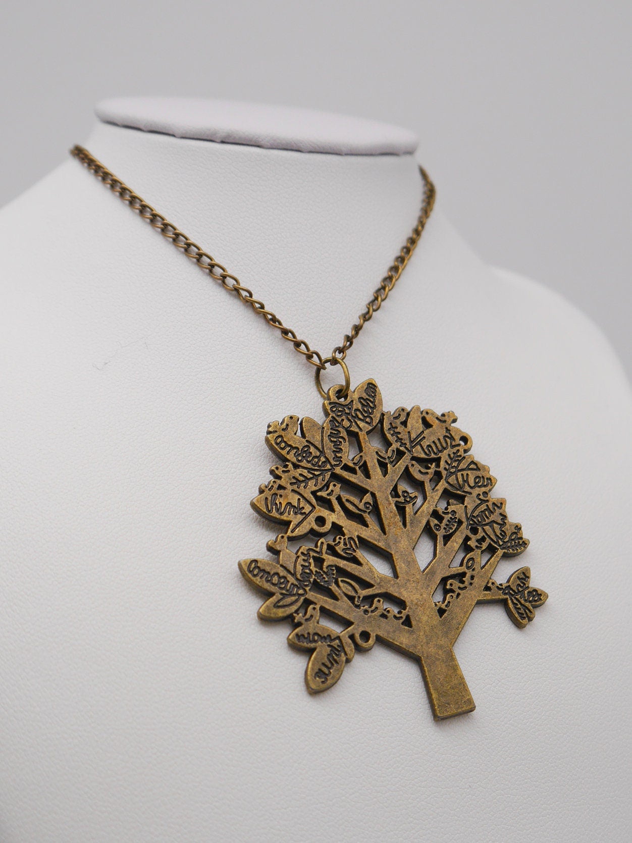 Kette Baum ~ Lebensbaum ~ Natur ~ Anhänger ~ Modeschmuck ~ Wald