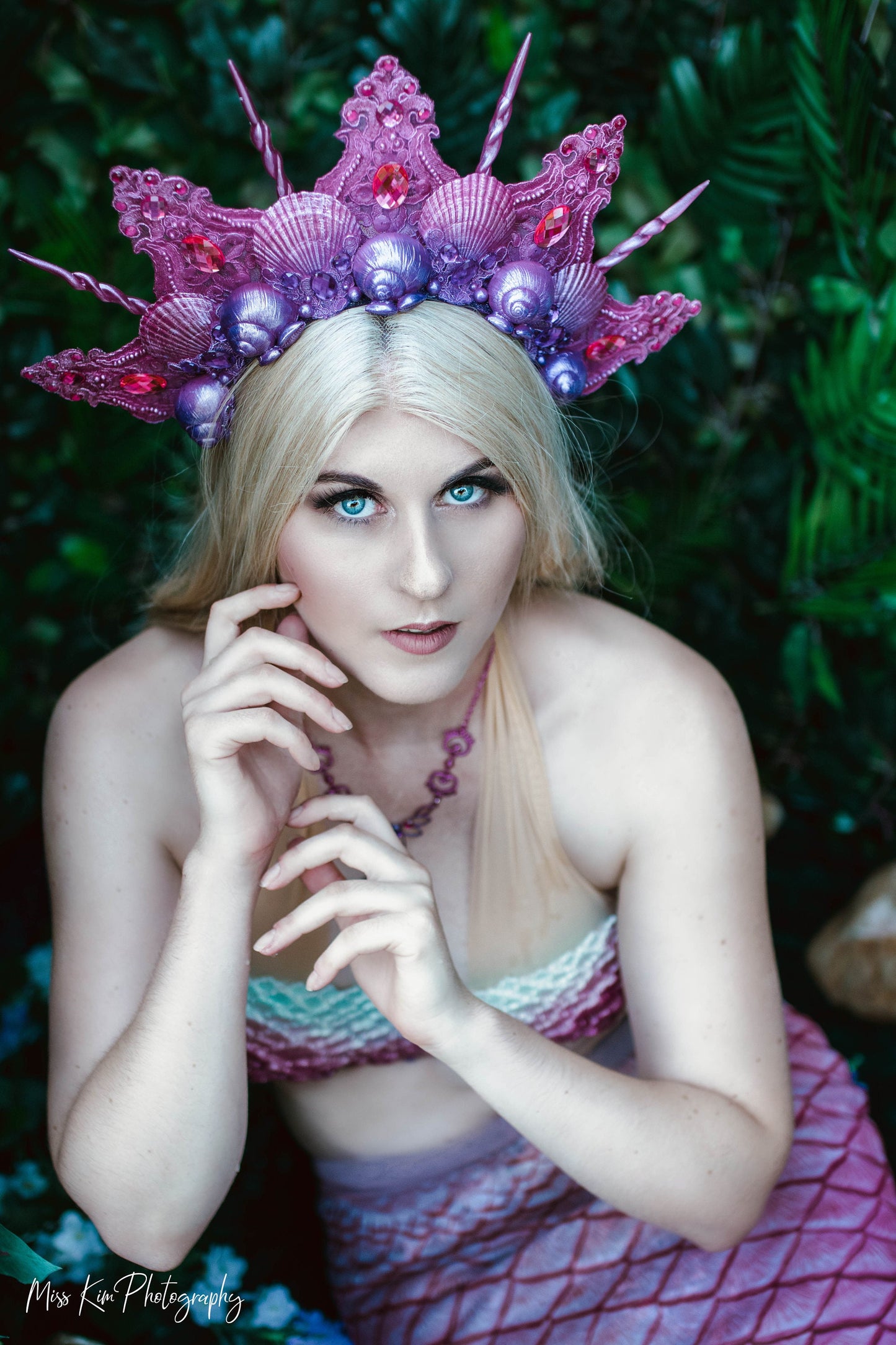 mermaid crown ~ Meerjungfrau Krone ~ Königin ~ Kopfschmuck ~ Sirene ~ Shell ~ Muschlekrone