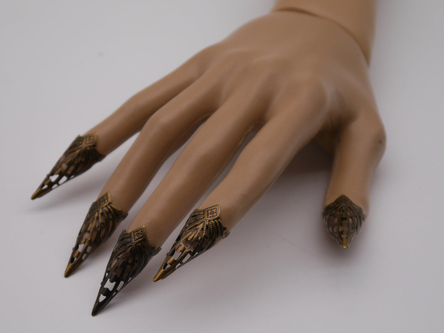 5pc Elv Claws ~ Finger ~ Rings ~ Tips ~ Krallen ~ Klaue ~ Nails ~ Elf ~ Claw ~ Ring ~ Filigran ~ Fantasy