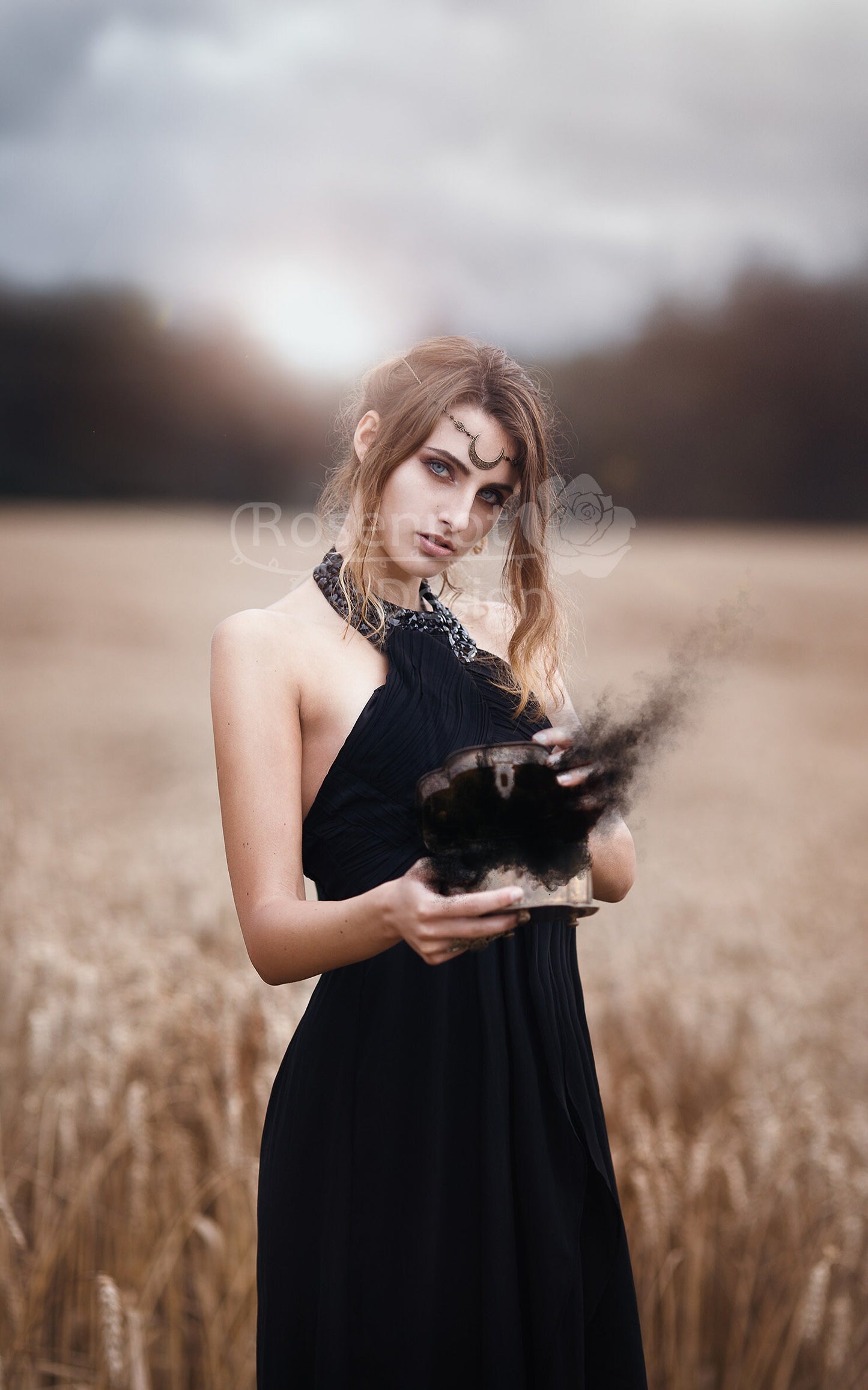 Moon Tiara ~ gothic ~ goth ~ Moon ~ Kopfschmuck ~ Mittelalter ~ Fantasy ~ witch ~ Wicca