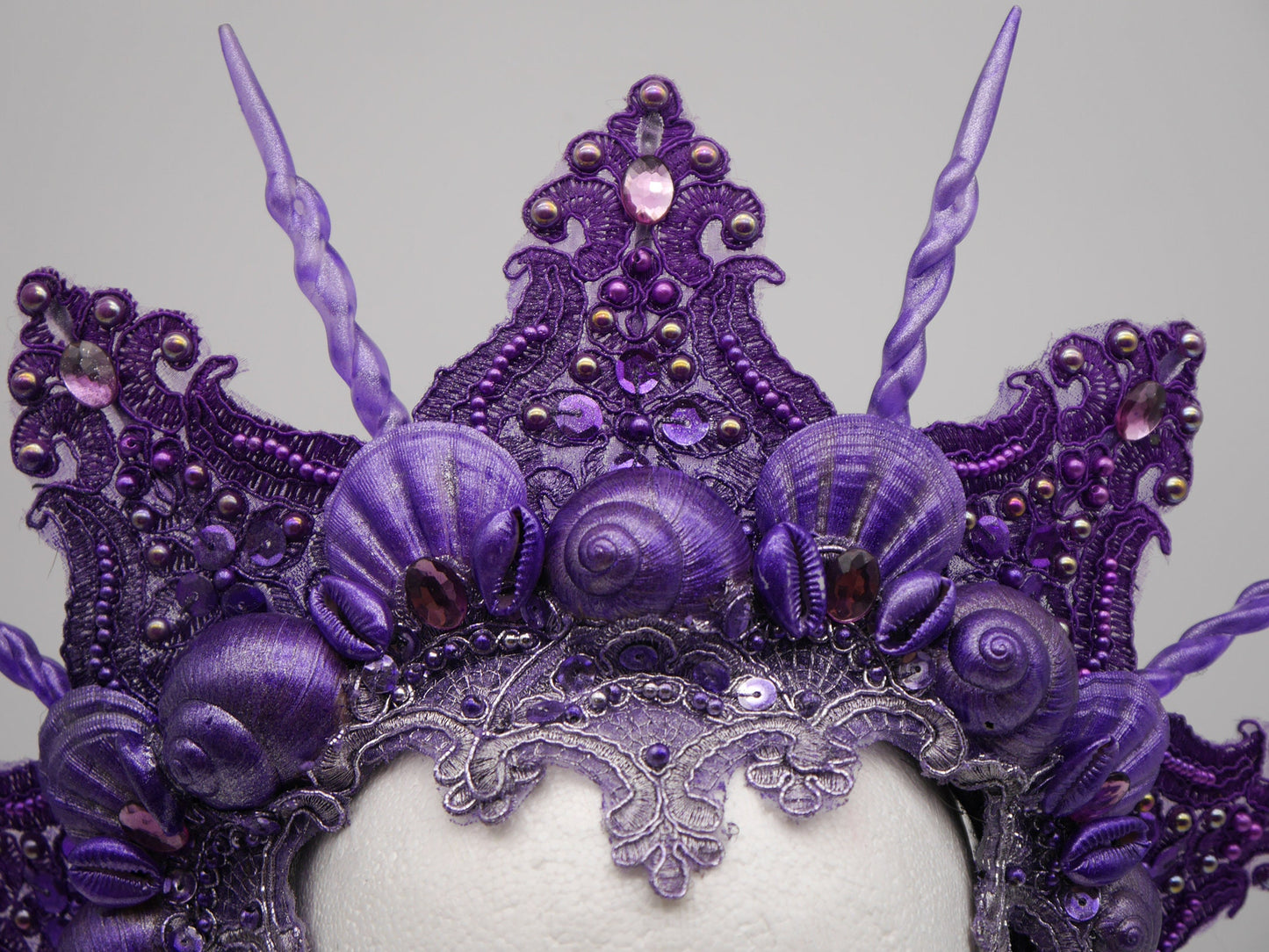mermaid crown ~ Meerjungfrau Krone ~ Königin ~ Kopfschmuck ~ Sirene ~ Shell ~ Muschlekrone