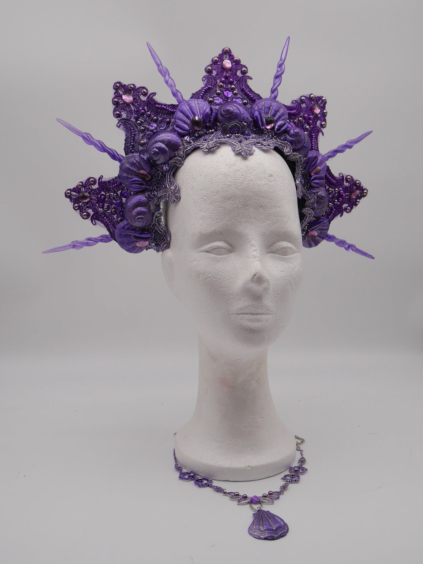 mermaid crown ~ Meerjungfrau Krone ~ Königin ~ Kopfschmuck ~ Sirene ~ Shell ~ Muschlekrone