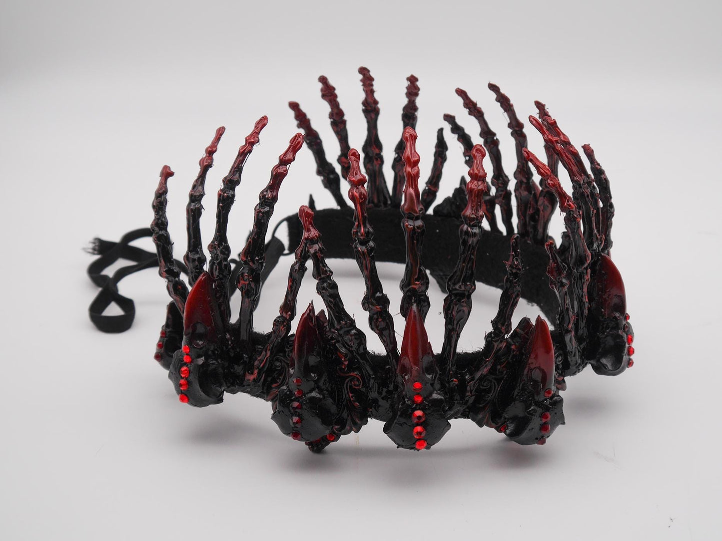 Bloody Raven Skullcrown ~ Schamanenkrone ~ Rabenschädel ~ Vogelschädel ~ Hexe ~ Wikinger ~ Rabe ~ Fantasie ~ wicca ~ Witch