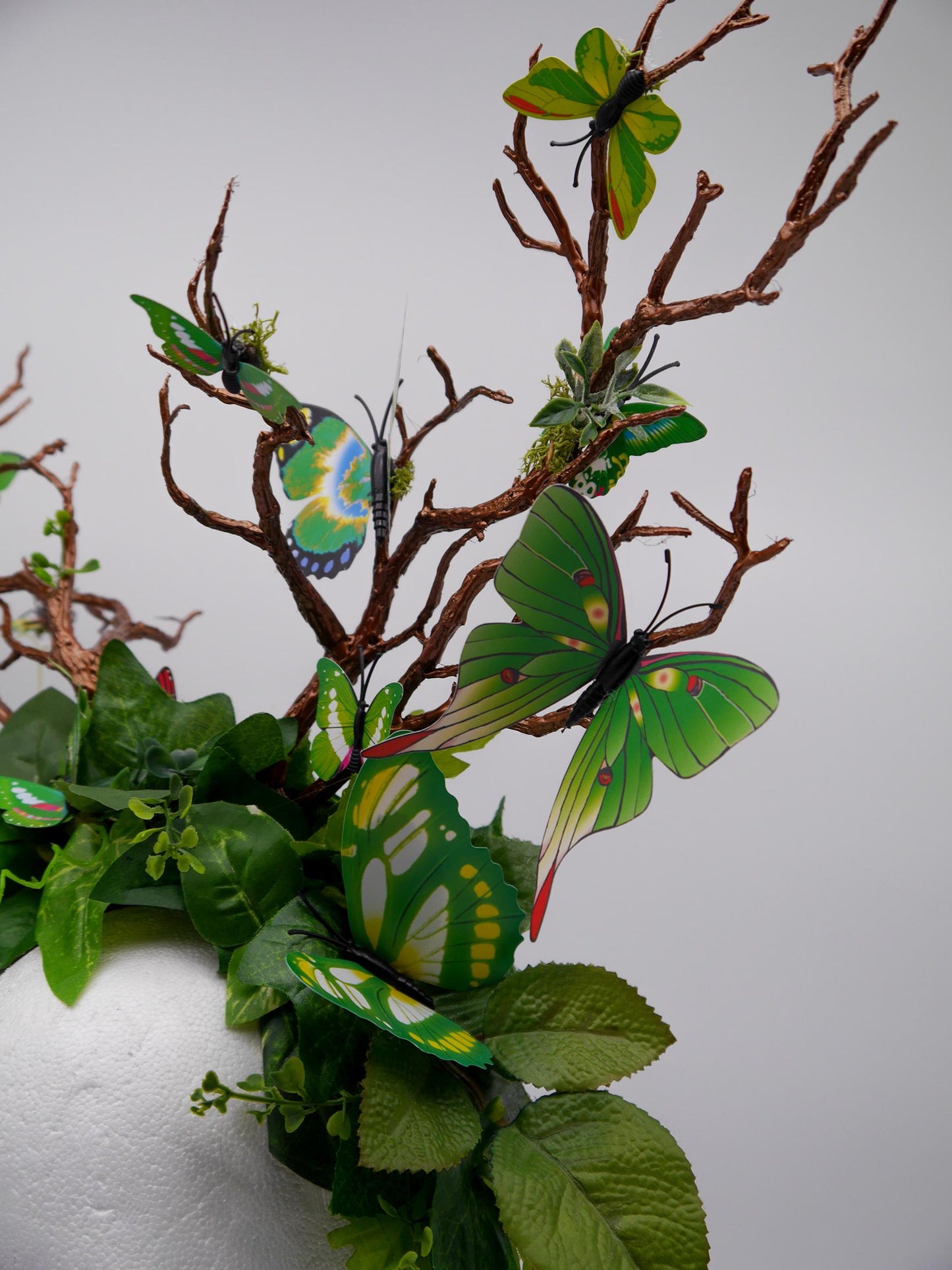 Wald Fee Kopfschmuck ~ Elfe ~ Forest ~ butterfly ~ Headdress ~ Headpiece ~ Nymphe Halloween Kostüm