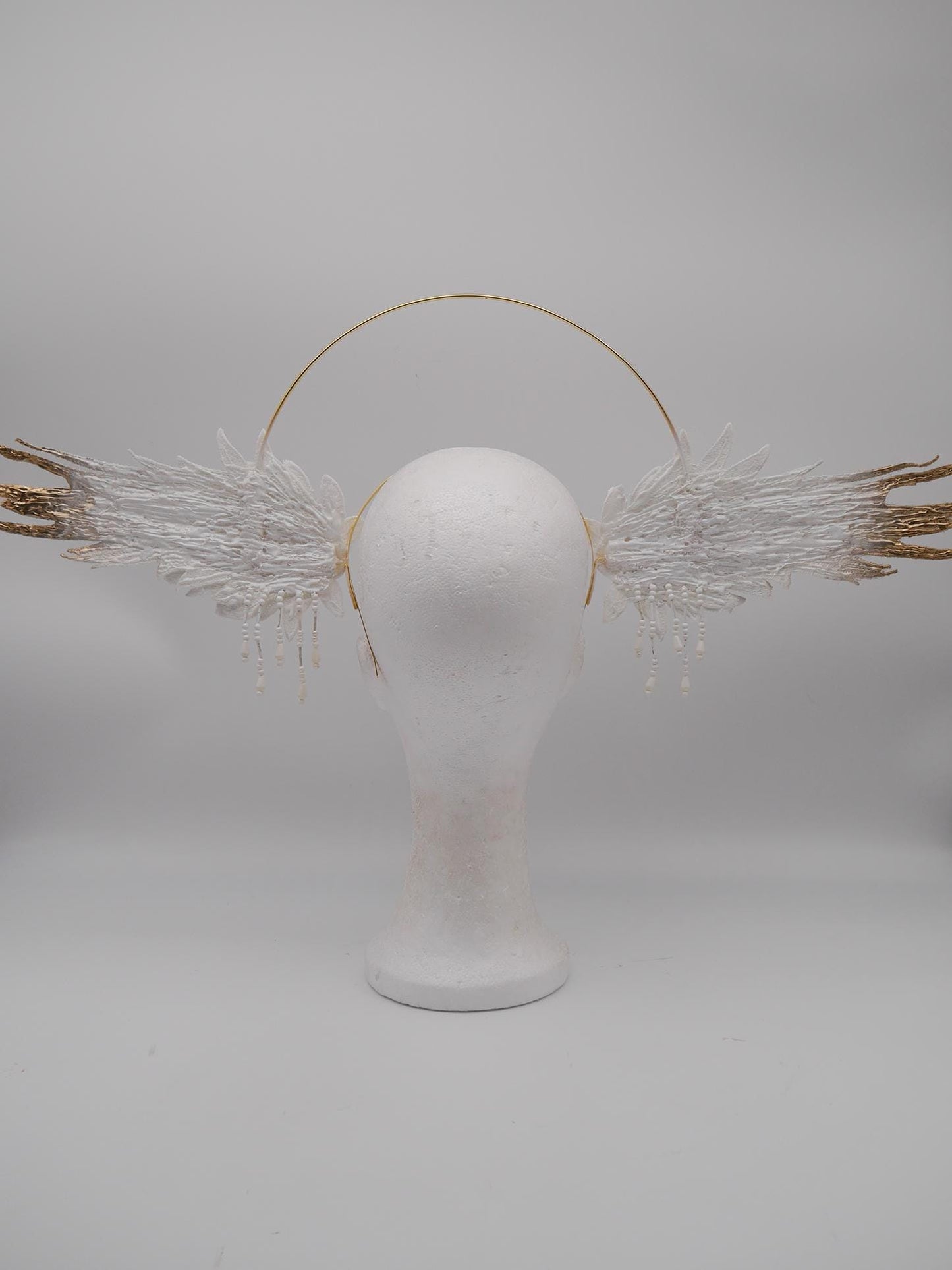 gothic Wing Headdress ~ Wing ~ Fantasy ~ Headpiece