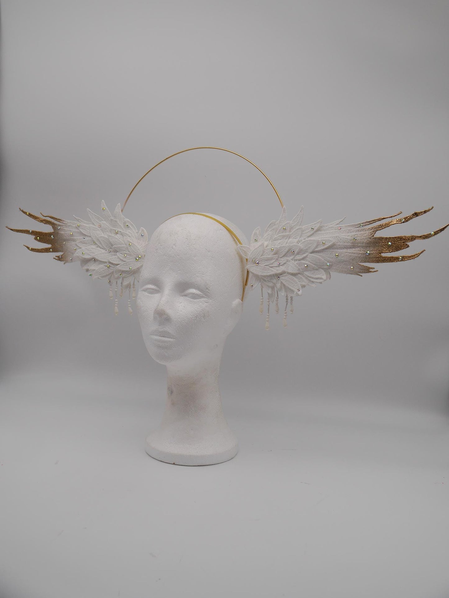 gothic Wing Headdress ~ Wing ~ Fantasy ~ Headpiece