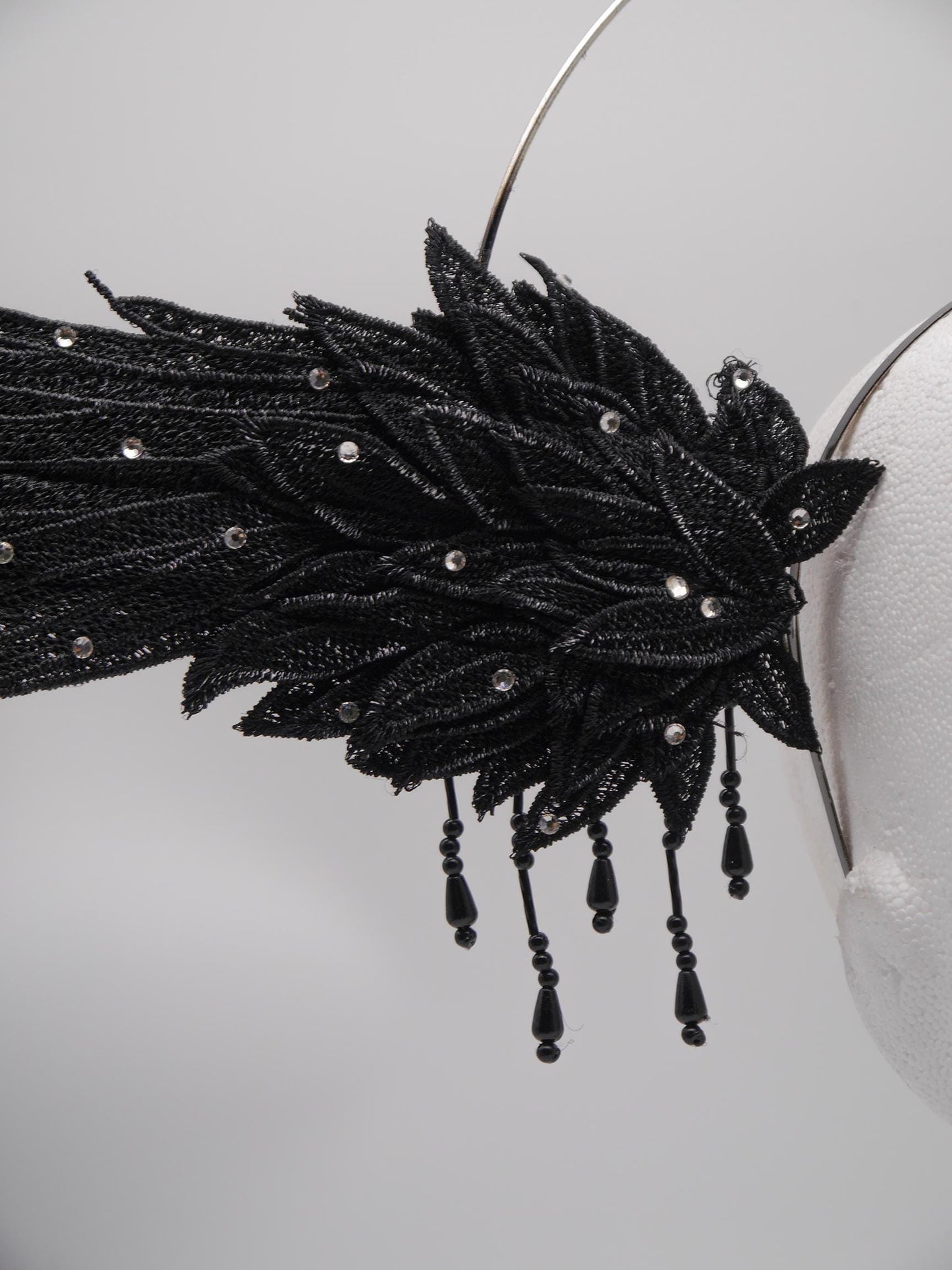 gothic Wing Headdress ~ Wing ~ Fantasy ~ Headpiece