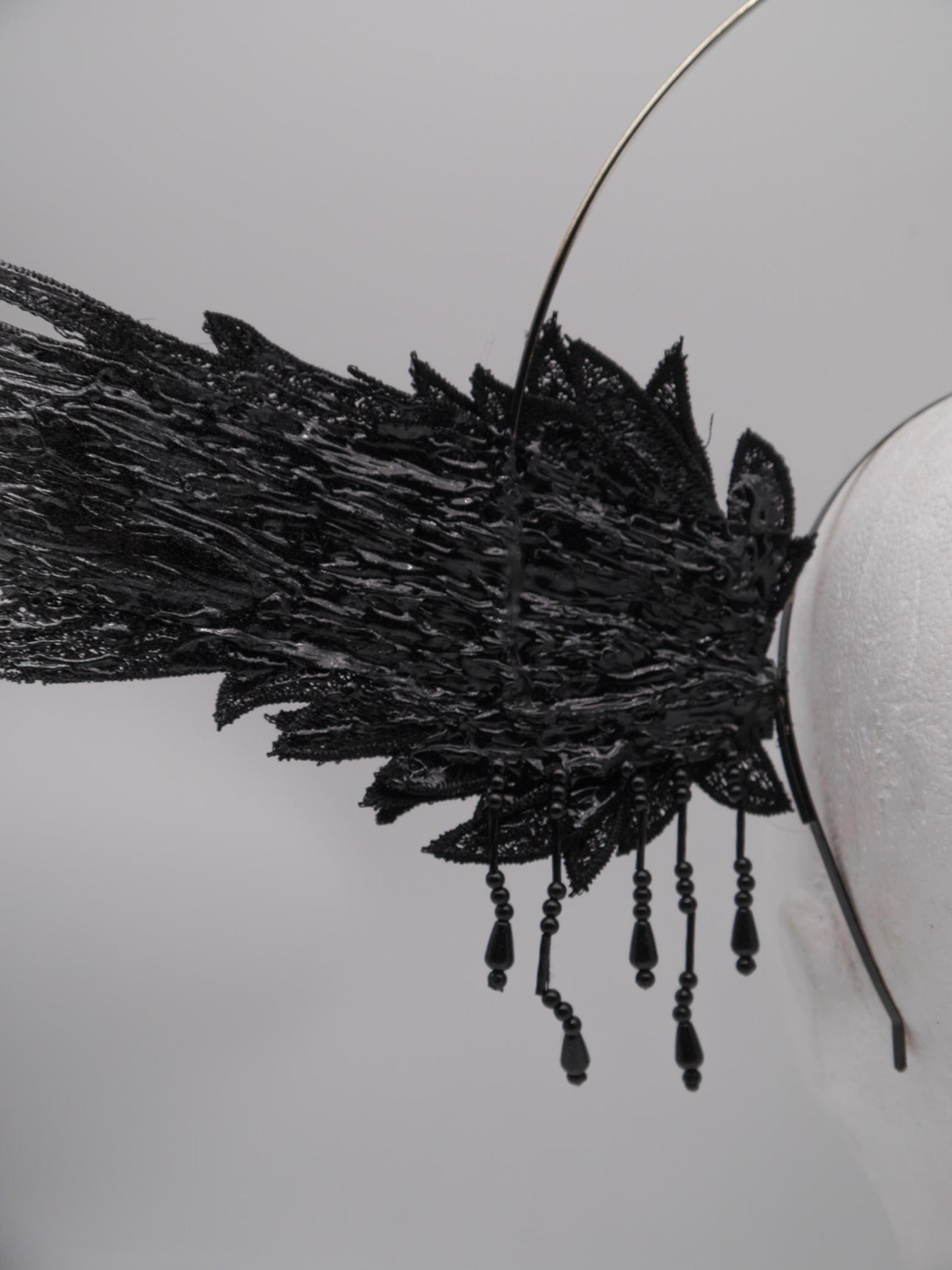 gothic Wing Headdress ~ Wing ~ Fantasy ~ Headpiece