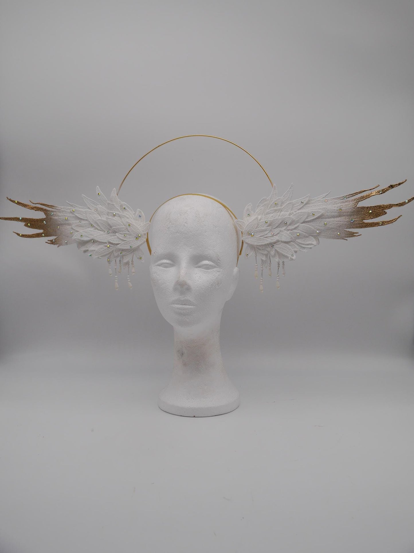 gothic Wing Headdress ~ Wing ~ Fantasy ~ Headpiece