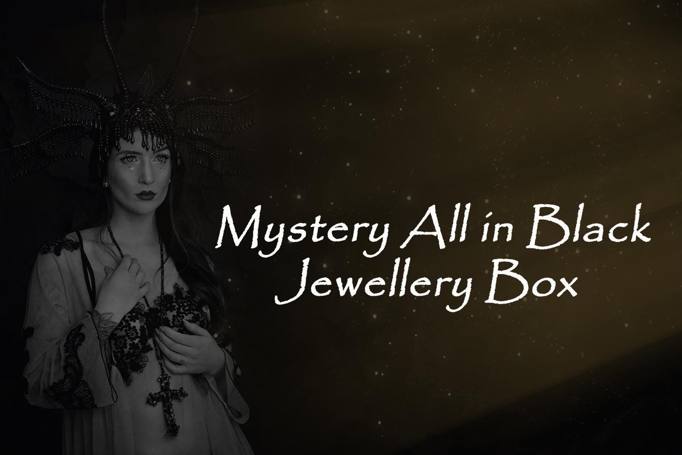 Mystery All in Black Jewellery Box