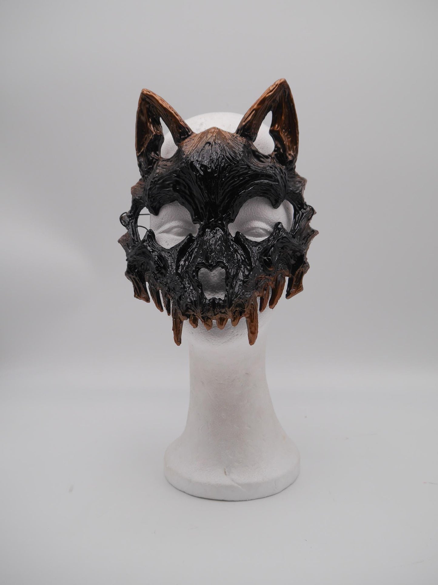 Cat Mask ~ Moon ~ Mond Maske ~ Headdress ~ Headpiece ~ Skull - Bones ~ wolves ~ wolf ~ Kopfschmuck