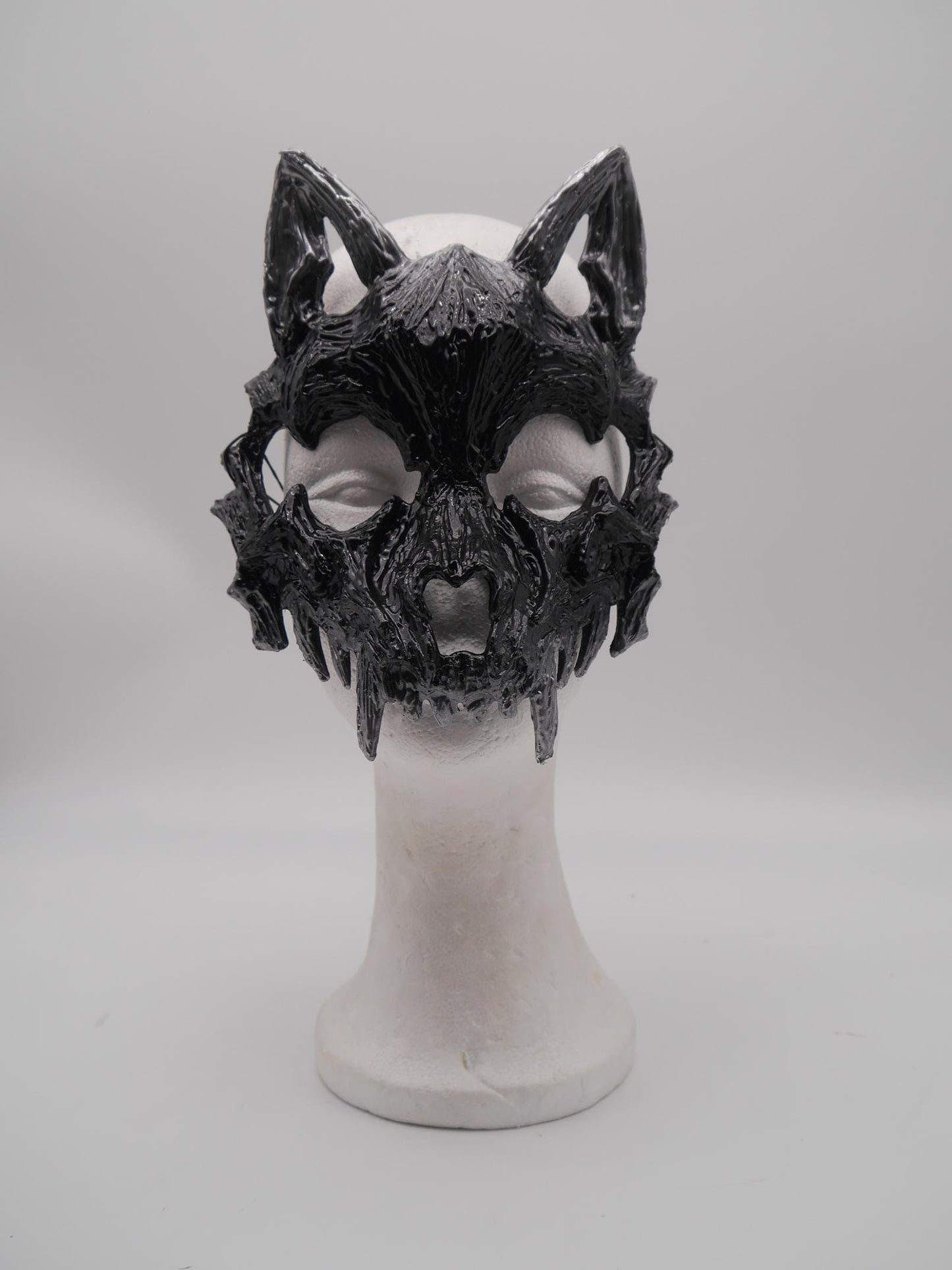 Cat Mask ~ Moon ~ Mond Maske ~ Headdress ~ Headpiece ~ Skull - Bones ~ wolves ~ wolf ~ Kopfschmuck