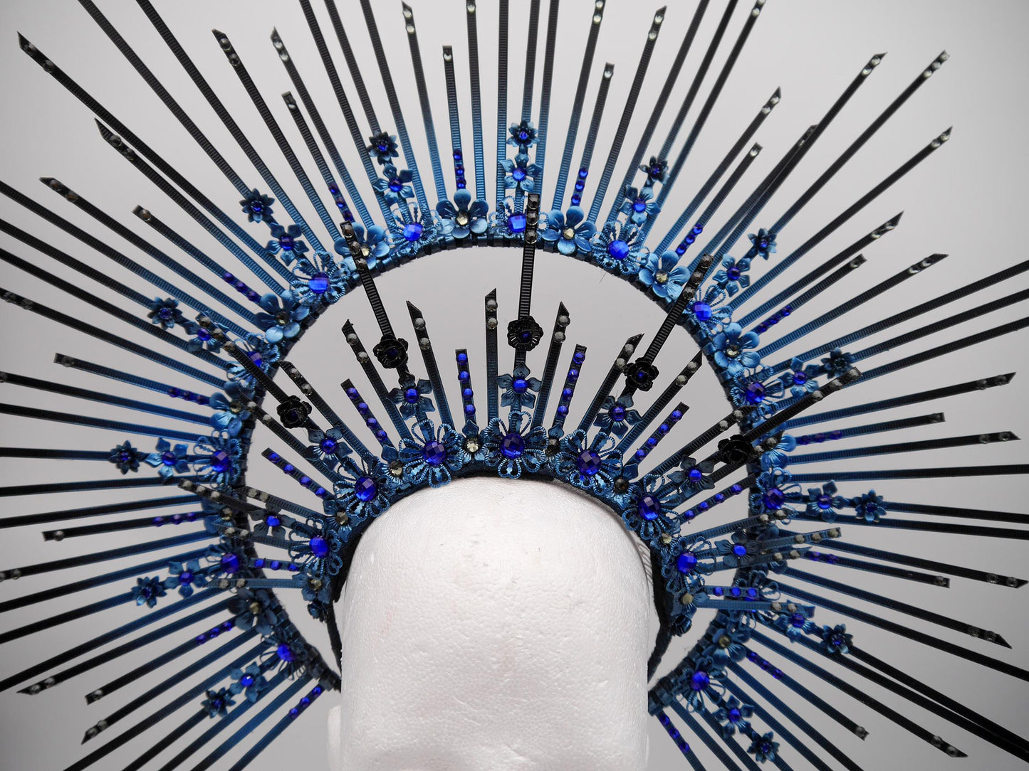 Dark Bloom Gothic Set ~ Nyx Collection ~ Maske ~ Headdress ~ Headpiece ~ Skull - Bones ~ goth ~ Kopfschmuck - festival ~ Devil