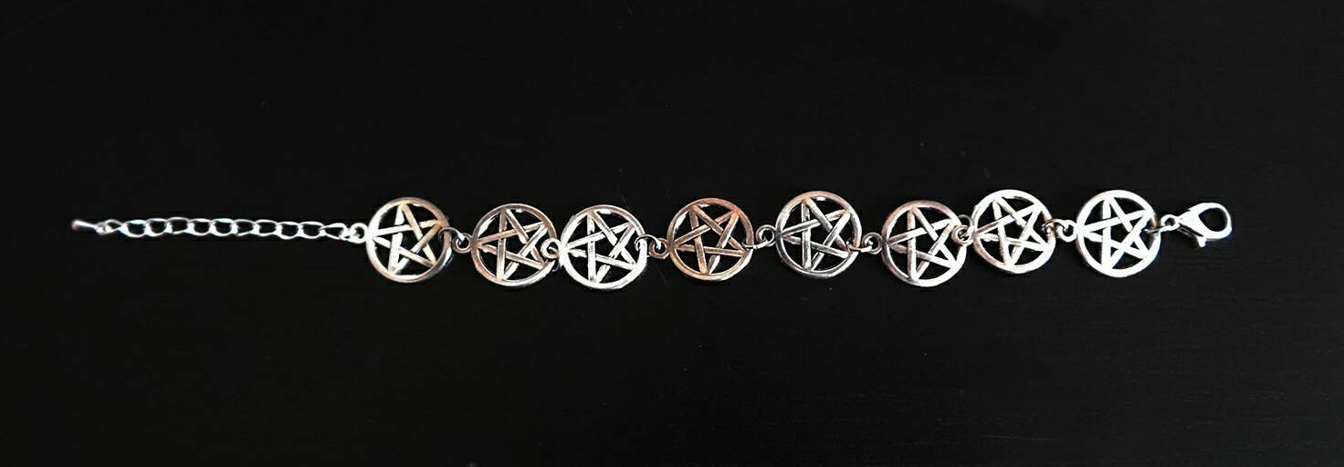 Pentagramm Armband goth gothic