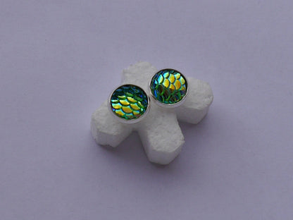 Earcuff Ohrringe Earring Mairmaid DRAGON Scale Earrings
