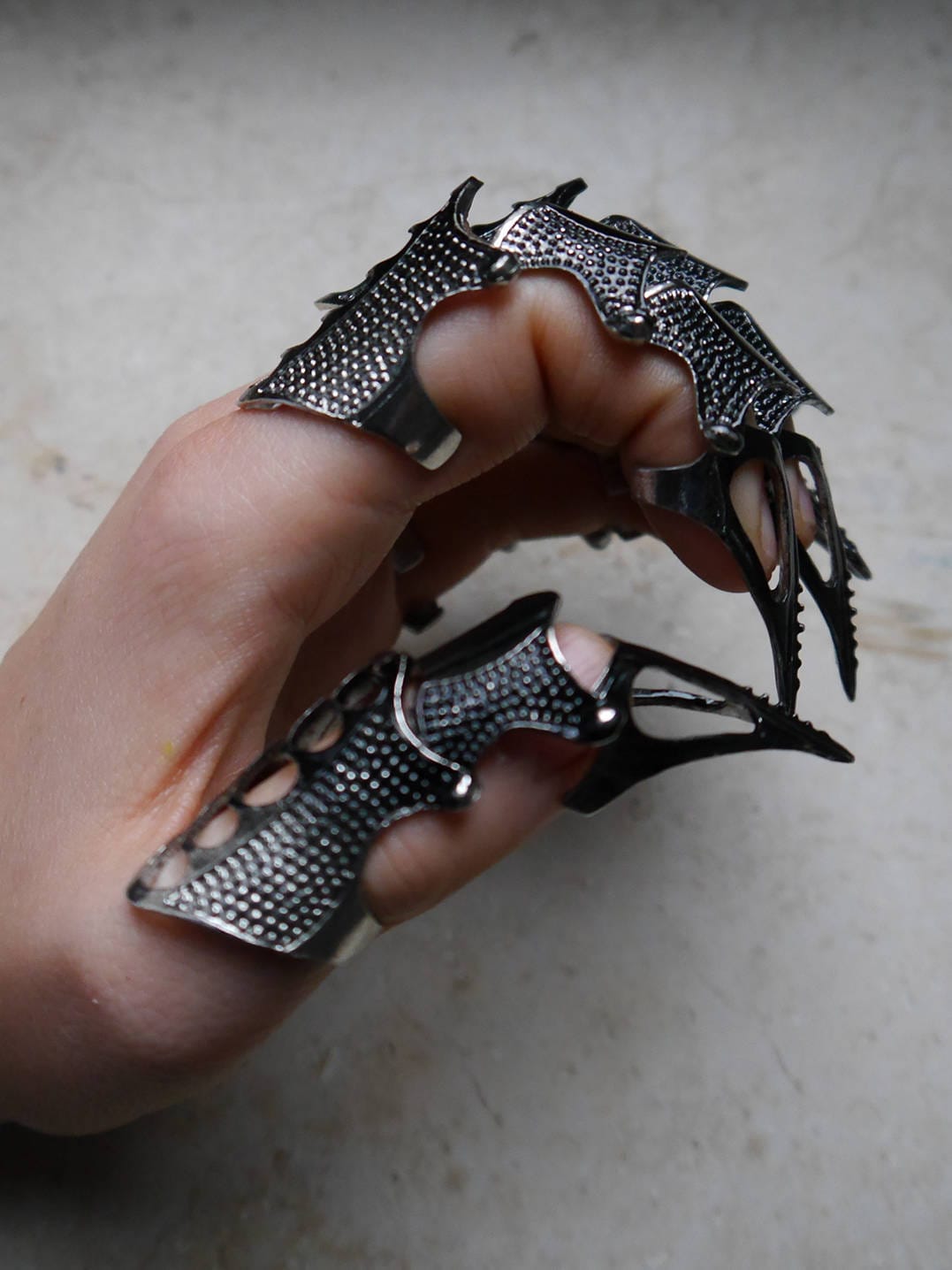 1pc or 5pc silber gold black Dragon Claws Nails