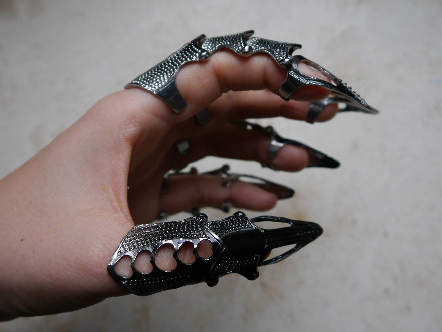 1pc or 5pc silber gold black Dragon Claws Nails
