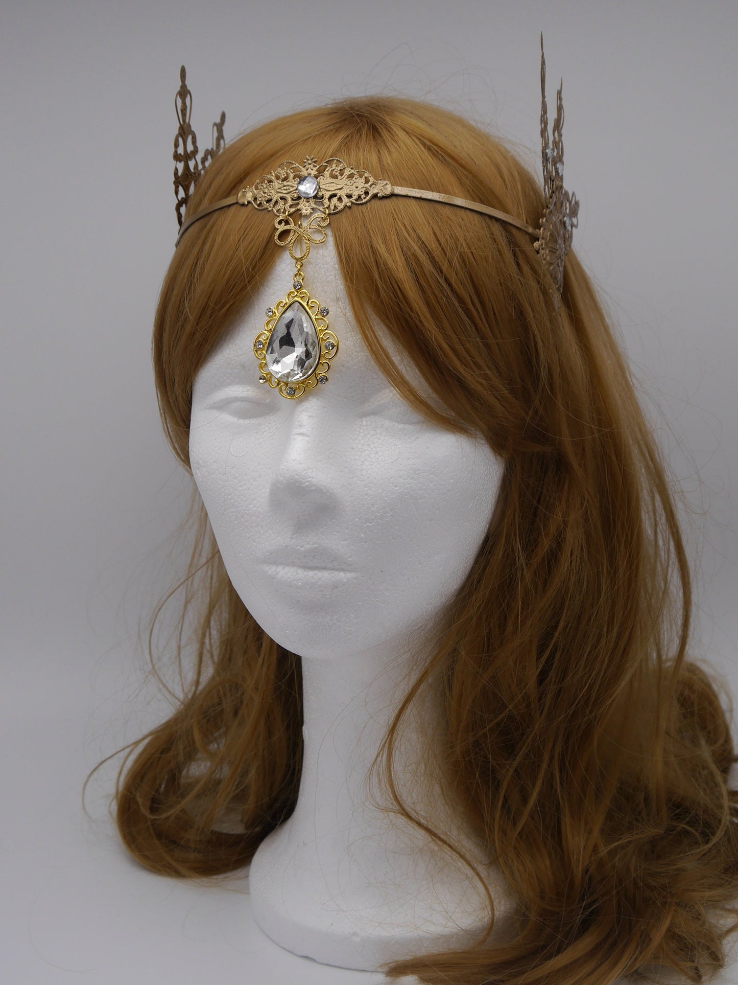 Elv Crown ~ Fantasy ~ Elf ~ Elb ~ Tiara ~ Goth ~ Gothic ~ Crown ~ Headpiece ~ Kopfschmuck ~ Headdress ~ Krone ~ cosplay