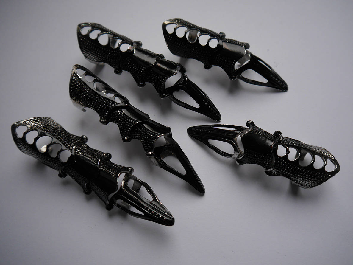 1pc or 5pc silber gold black Dragon Claws Nails