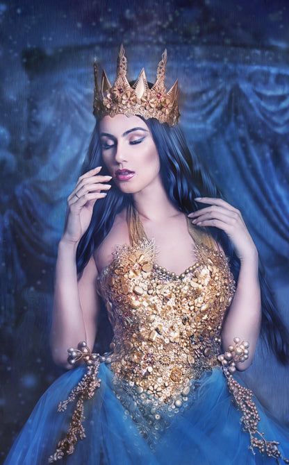 Frozen Light Royal Crown ~ Winter Queen ~ Fantasy ~ Ice Diadem