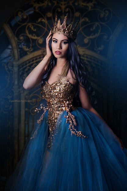 Frozen Light Royal Crown ~ Winter Queen ~ Fantasy ~ Ice Diadem