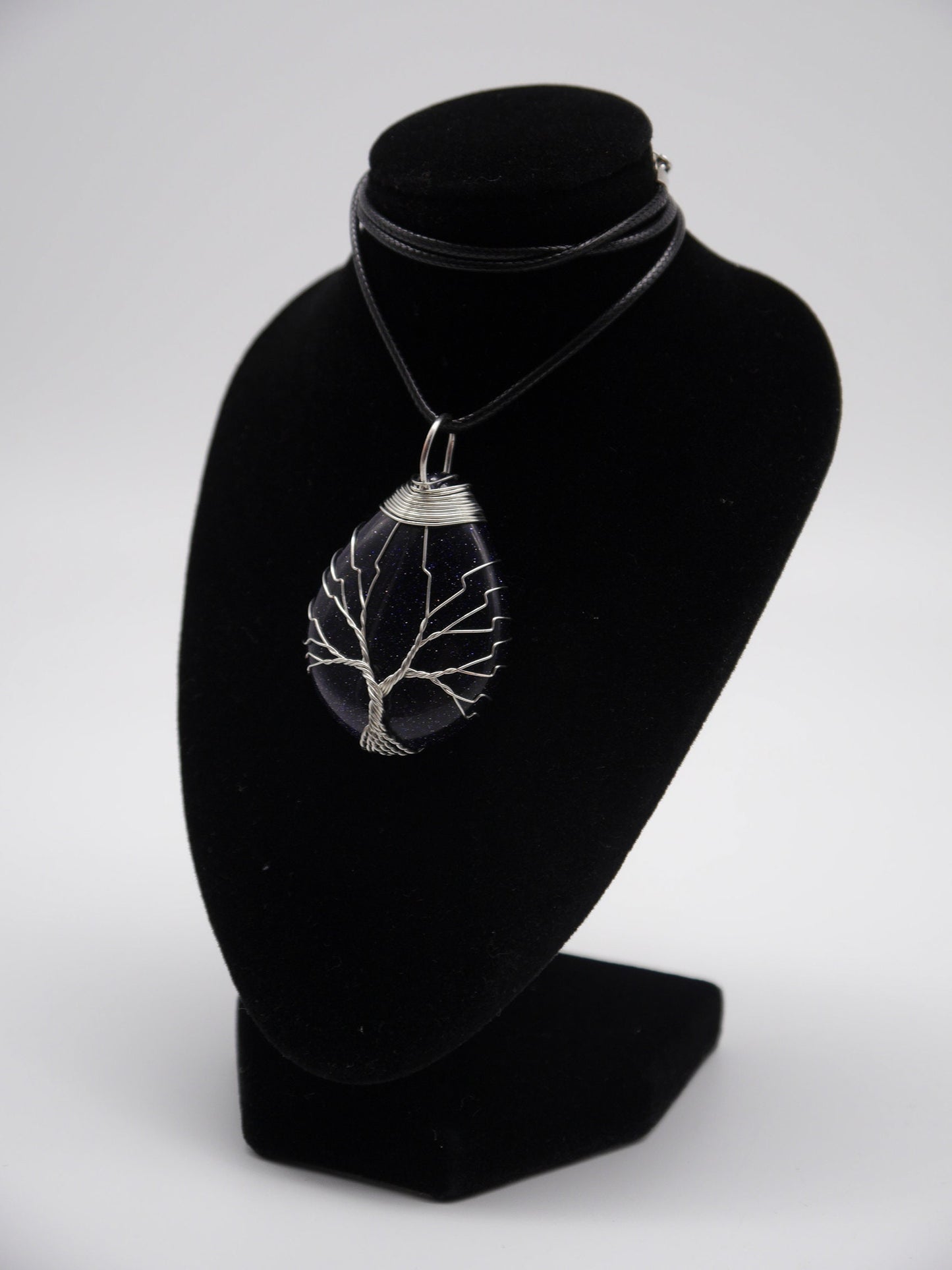 Baum des Lebens Quarz Anhänger ~ Kette ~ wicca ~ ~ Bergkristall Chakra gothic Stein goth mystik mittelalter larp Pendel Hexe Blume