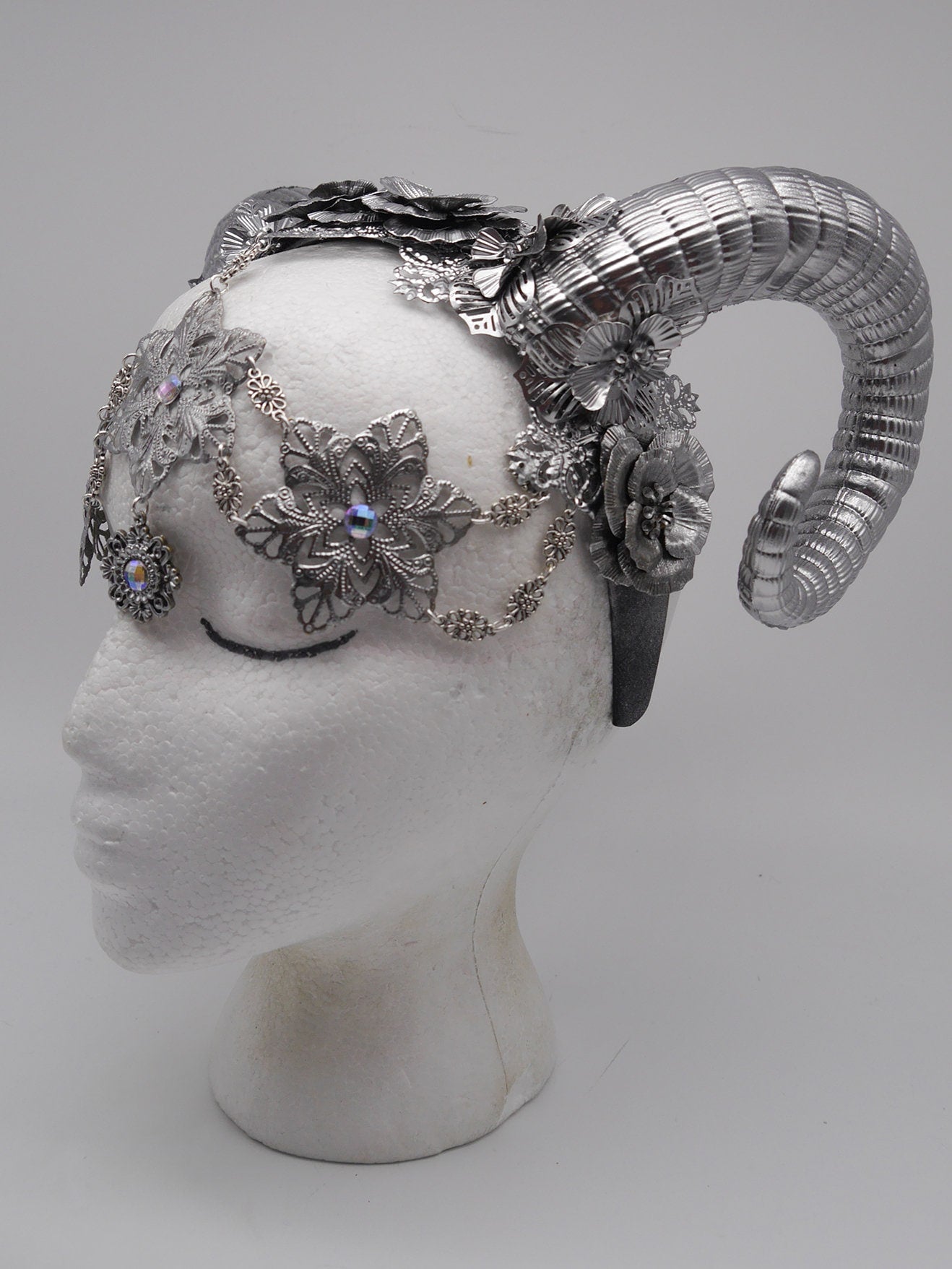 gothic Ram Headpiece ~ gothic ~ faun ~ fantasy ~ Geweih ~ Hörner ~ Widder