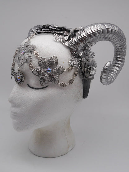 gothic Ram Headpiece ~ gothic ~ faun ~ fantasy ~ Geweih ~ Hörner ~ Widder