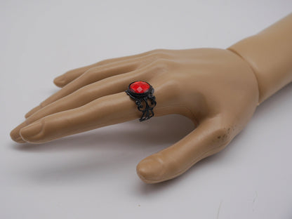 Adjustable Gothic Ring ~ Goth ~ vampir ~ wicha ~ witch ~ rings ~ jewellery ~ Vintage ~ Filigree