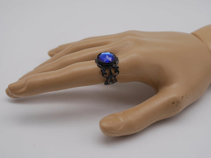 Adjustable Gothic Ring ~ Goth ~ vampir ~ wicha ~ witch ~ rings ~ jewellery ~ Vintage ~ Filigree