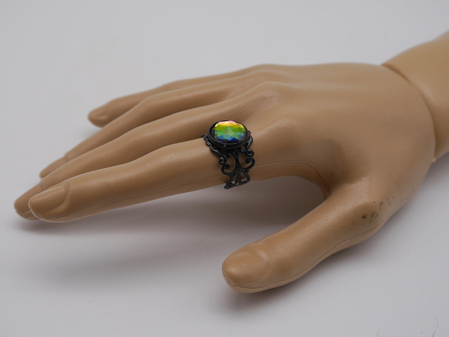 Adjustable Gothic Ring ~ Goth ~ vampir ~ wicha ~ witch ~ rings ~ jewellery ~ Vintage ~ Filigree