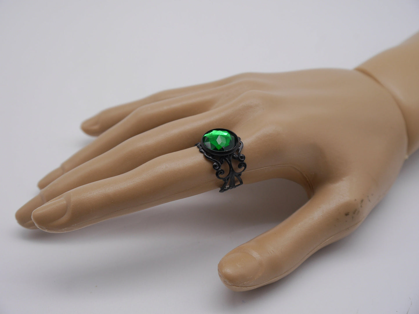 Adjustable Gothic Ring ~ Goth ~ vampir ~ wicha ~ witch ~ rings ~ jewellery ~ Vintage ~ Filigree