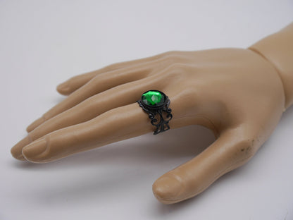 Adjustable Gothic Ring ~ Goth ~ vampir ~ wicha ~ witch ~ rings ~ jewellery ~ Vintage ~ Filigree