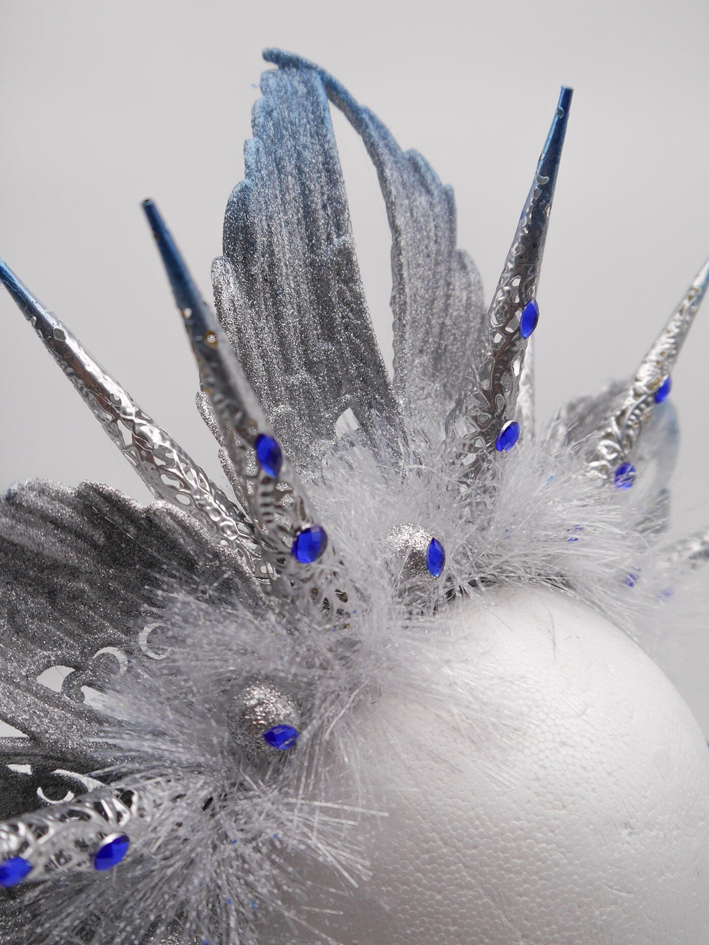 Winter Wings Headdress ~ Headpiece ~ winterwonderland ~ snow ~ ice Queen ~ Headdress ~ Winterdream