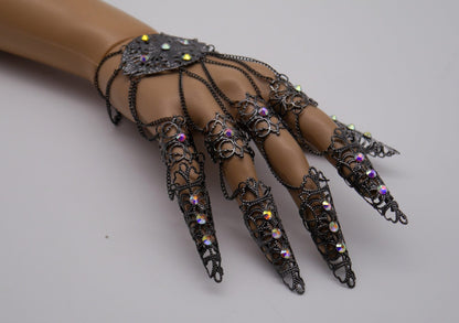 dark gothic Nails (1pc = 1 Full Hand Piece)