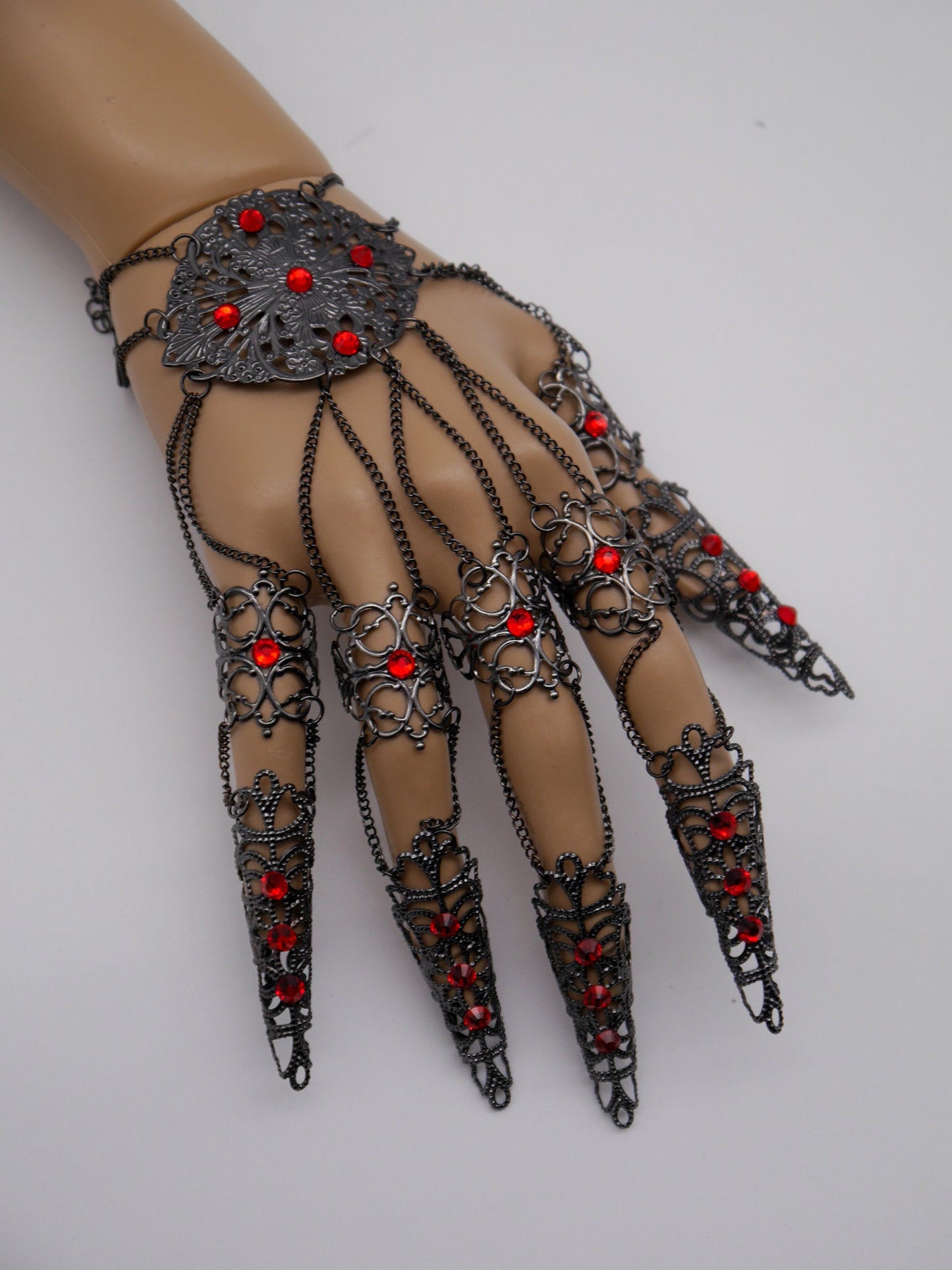 dark gothic Nails (1pc = 1 Full Hand Piece)