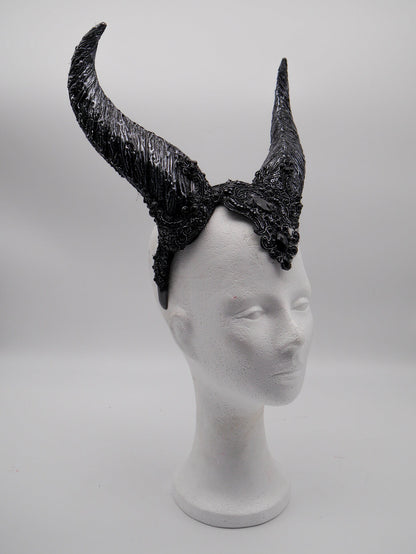 glamour maleficent Headdress ~ Gothic headpiece ~ Kopfschmuck