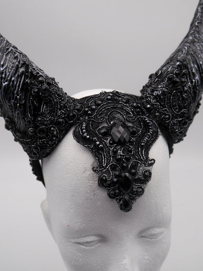 glamour maleficent Headdress ~ Gothic headpiece ~ Kopfschmuck