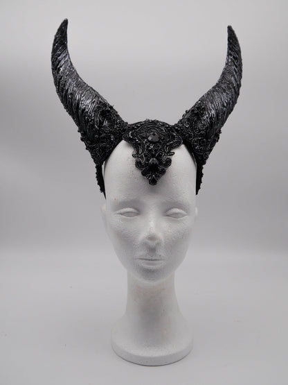 glamour maleficent Headdress ~ Gothic headpiece ~ Kopfschmuck