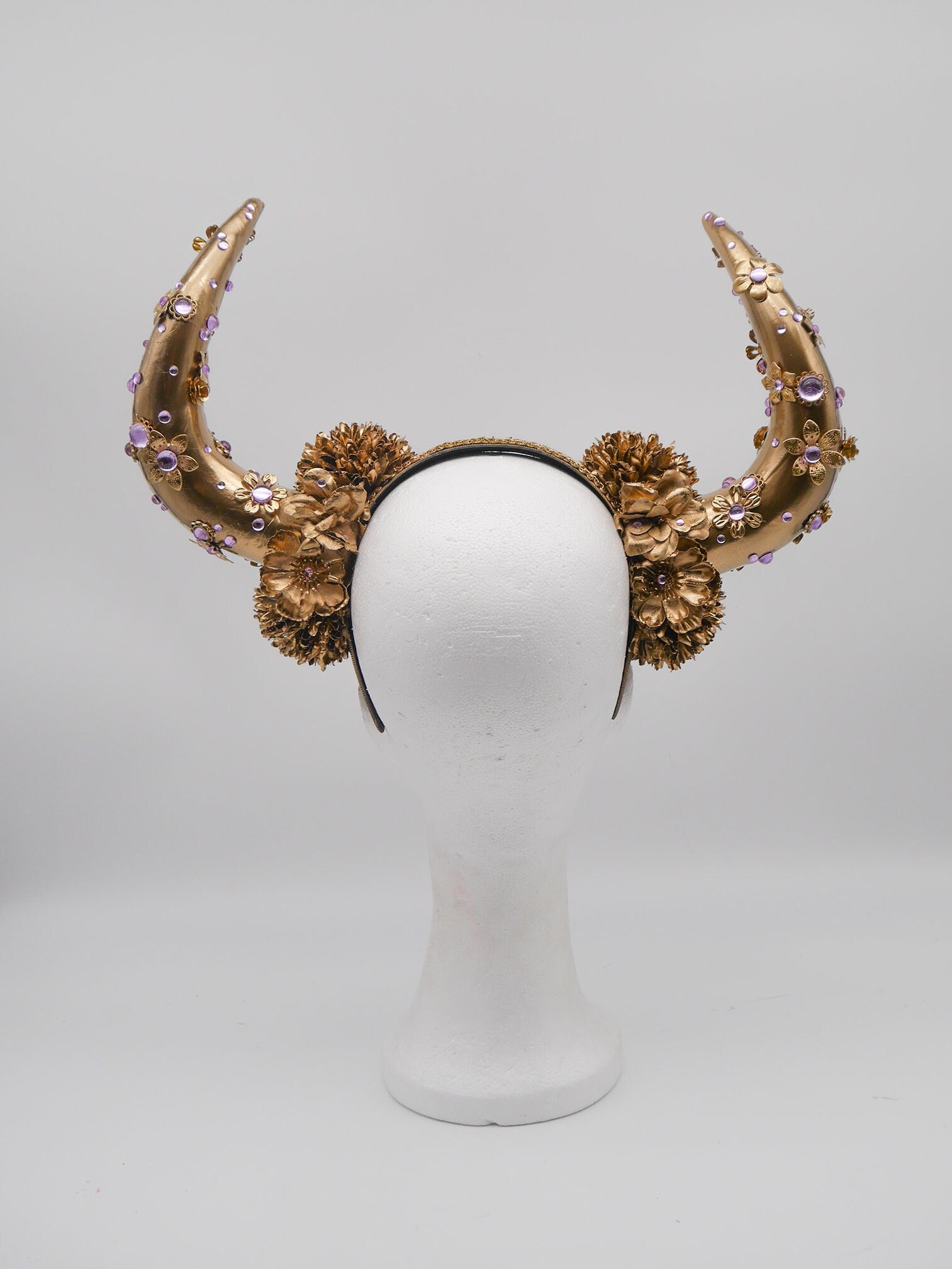 Sternzeichen Kopfschmuck ~ Stier ~ Bull Headdress ~ Gothic ~ headpiece ~ Kopfschmuck ~ Festival