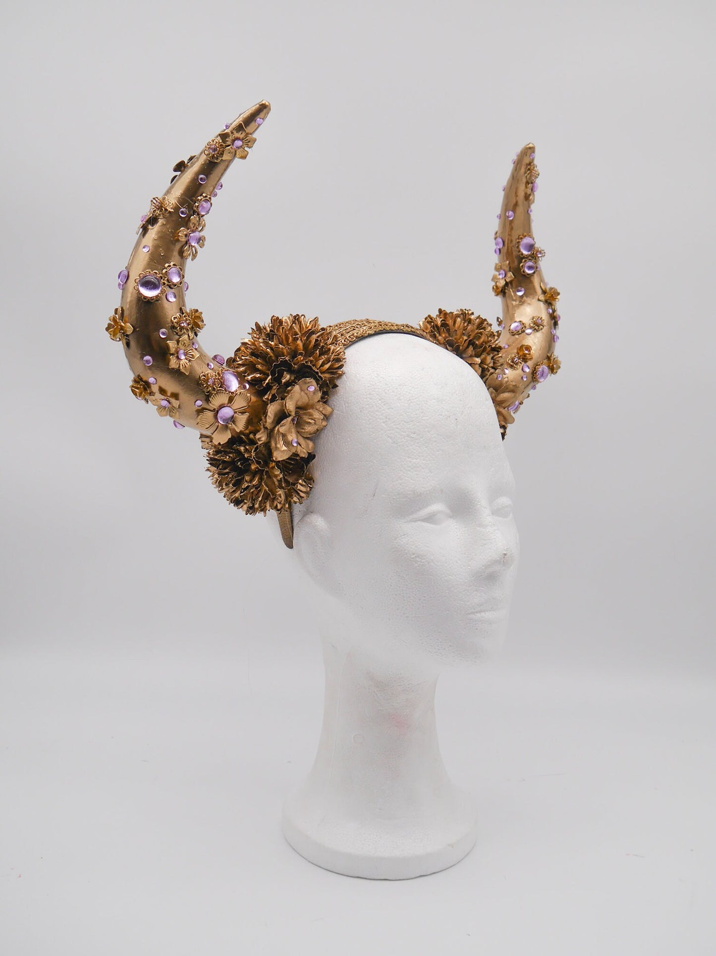 Sternzeichen Kopfschmuck ~ Stier ~ Bull Headdress ~ Gothic ~ headpiece ~ Kopfschmuck ~ Festival