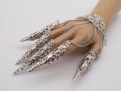 Filigree Claws Nails (1pc = 1 Full Hand Piece) ~ Nails ~ Nagel ~ Krallen ~ Ringe ~ Gothic ~ Nägel ~ Tips