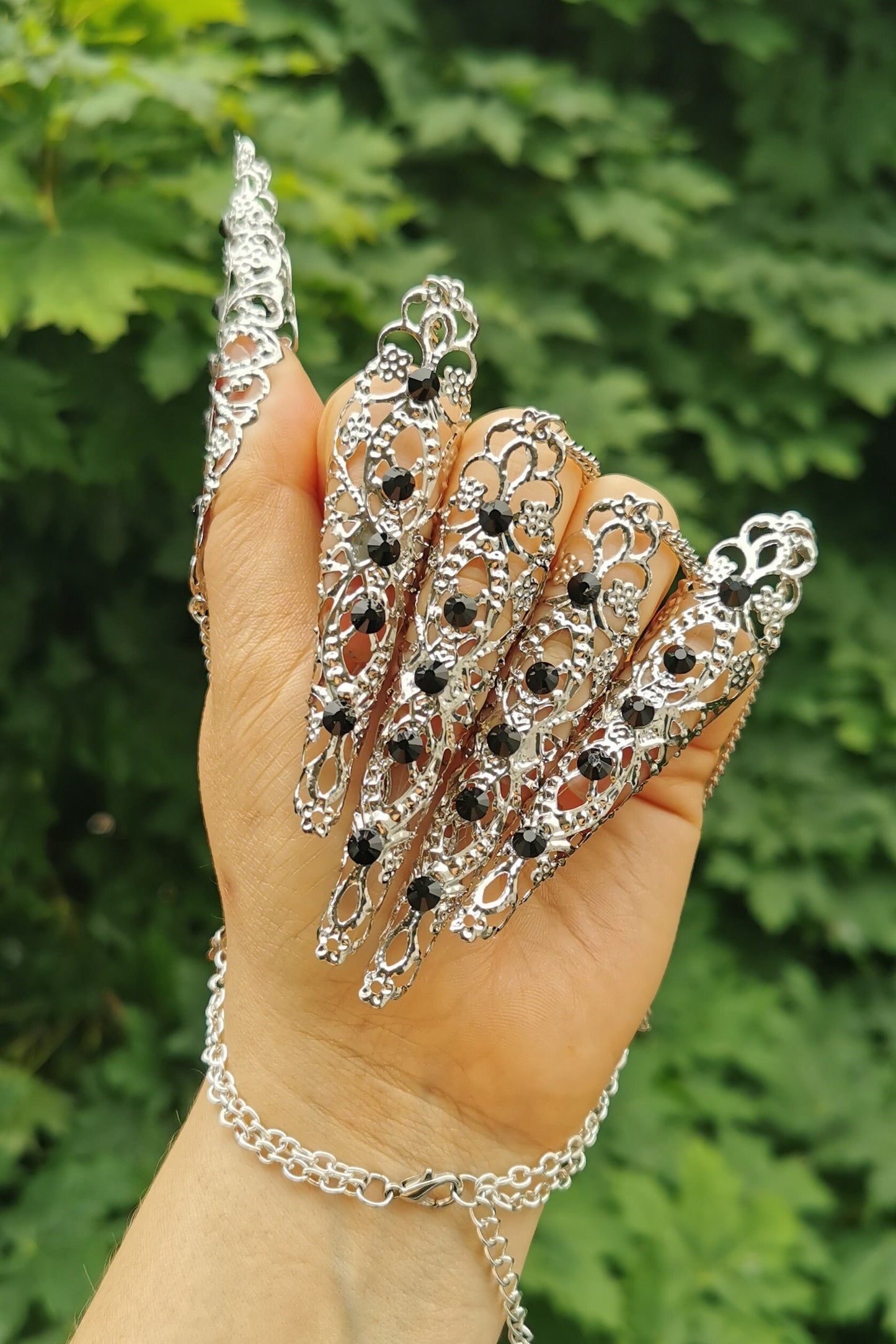 Filigree Claws Nails (1pc = 1 Full Hand Piece)